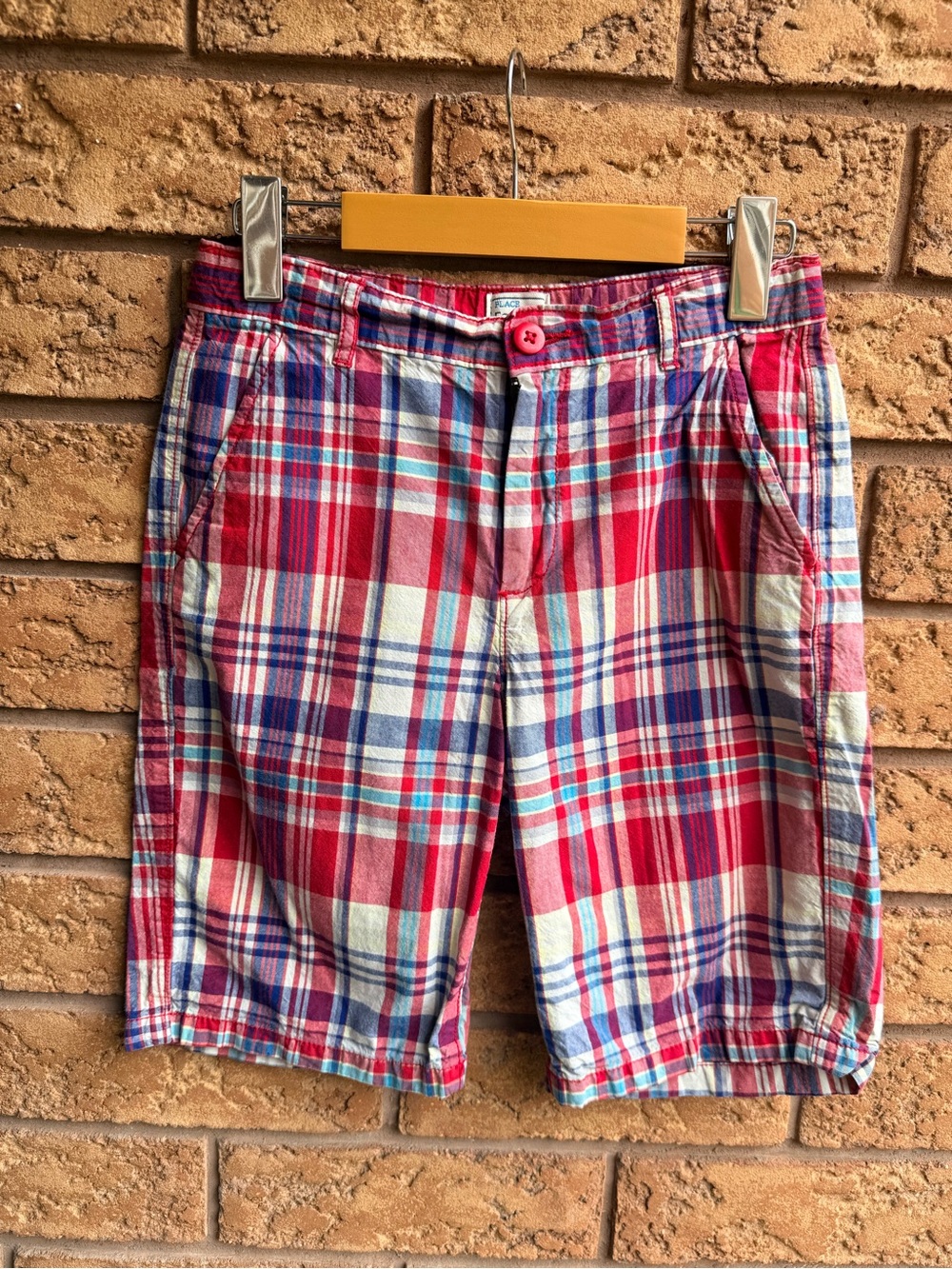 10/$25 • The Children’s Place Red Plaid Cotton Shorts